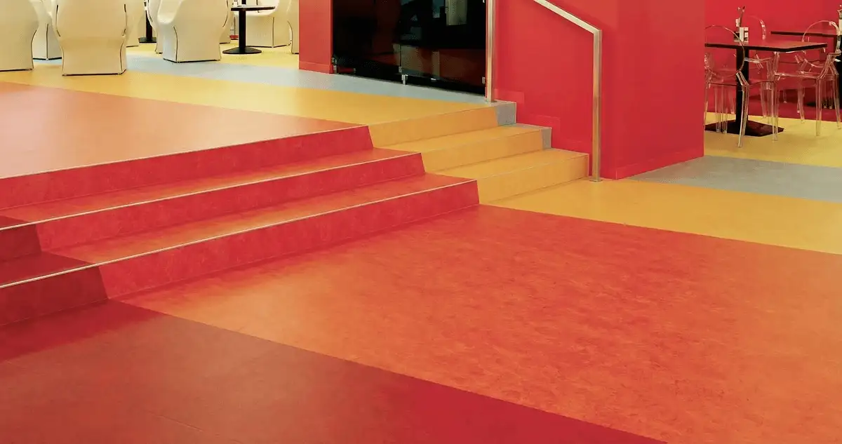 Snack bar with beautiful professionally installed linoleum flooring in Norfolk, VA